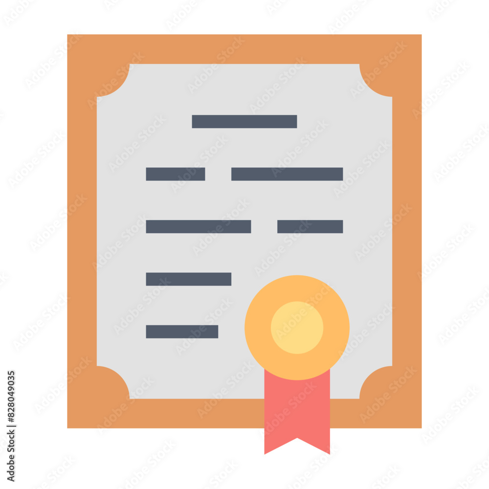 Diploma Icon - Education And Certification Diploma Icon - Education And Certification