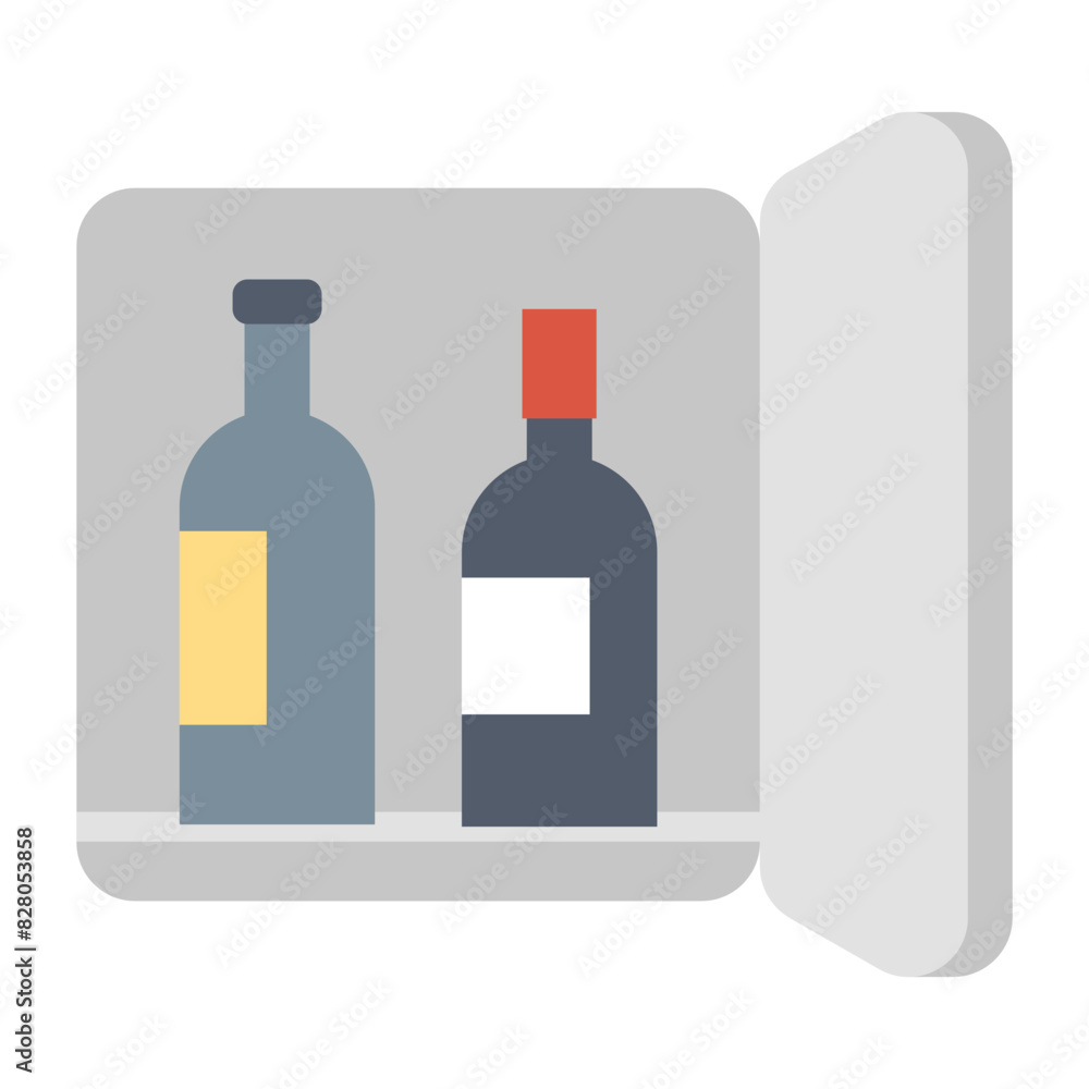 Minibar Icon - Stylish Minibar Icons For Hotel And Hospitality Services Minibar Icon - Stylish Minibar Icons For Hotel And Hospitality Services