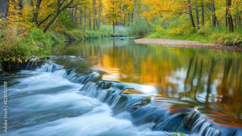 Autumn in the forest.