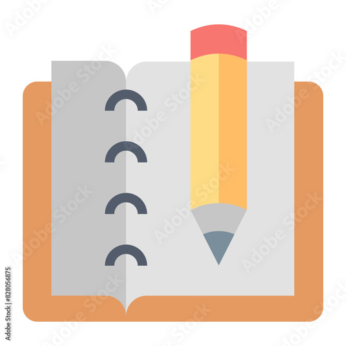Sketch Book Icon: Tool For Creative Drawing And Designing