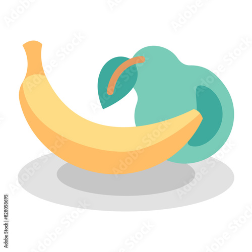 Vitamin Meals Icon: Nutritious Food Rich In Vitamins