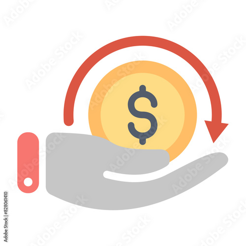Return of Investment Icons for ROI Symbol Graphics