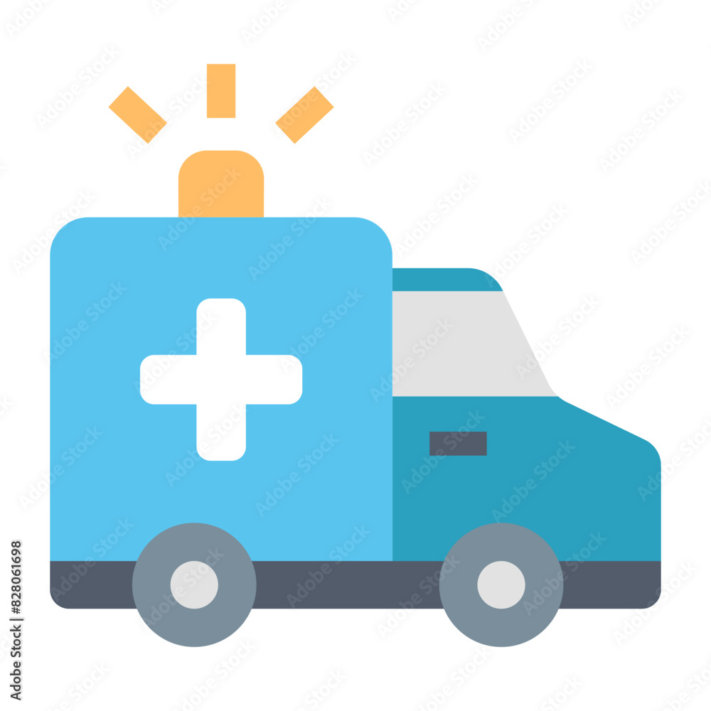 Ambulance Icon - Emergency Vehicle For Medical Services Ambulance Icon - Emergency Vehicle For Medical Services