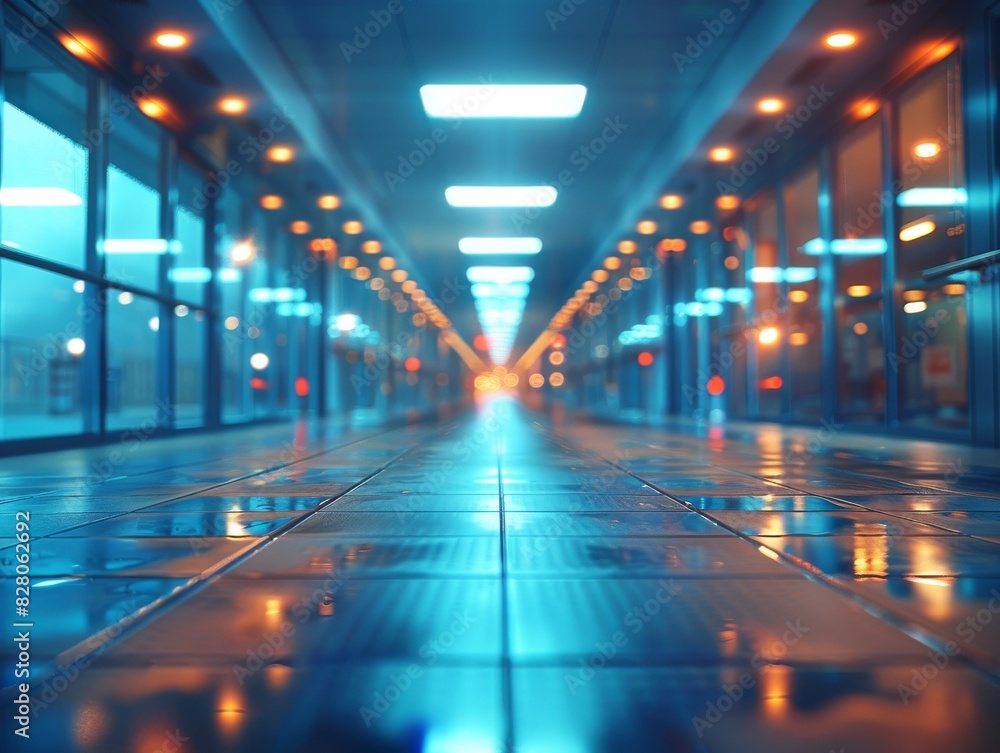A sleek and sterile empty hospital corridor background that is somewhat sad and possibly alarming. A sleek and sterile empty hospital corridor background that is somewhat sad and possibly alarming.
