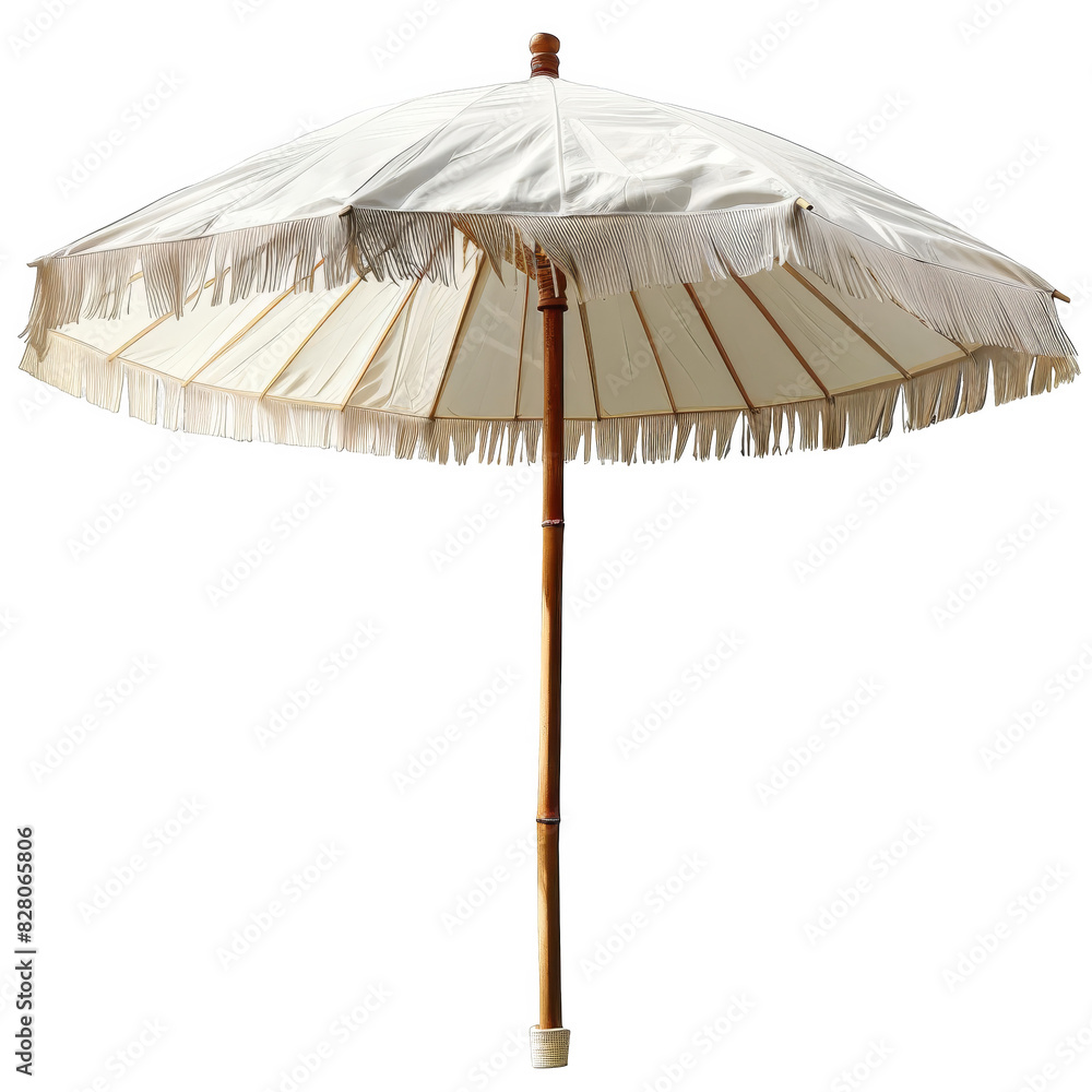 isolated white background of beach umbrella isolated white background of beach umbrella