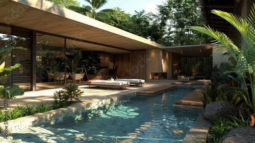 Image of tropical design home © Manzoor