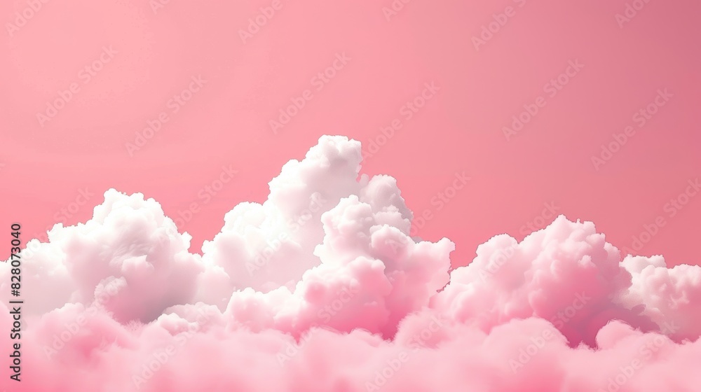illustrate cloud-based software development, pink theme illustrate cloud-based software development, pink theme