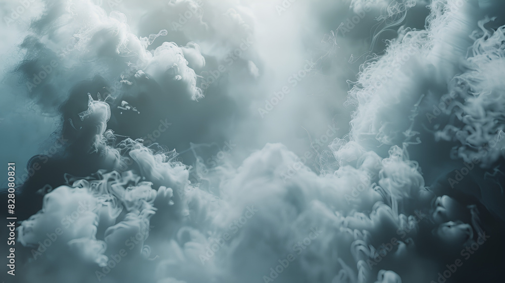 Naklejka premium overlays air smoke Fog white exhaust stream vapour atmosphere swirl trick elegant blow fluffy smoking glow decoration smoky smog smokey misty haze spray effect background light abstract