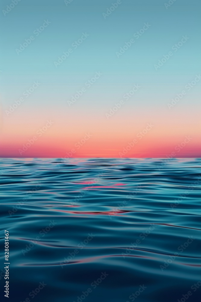 Modern Cinema poster in design of the year 2024: Simple minimalist graphic: The beginning of the Sunrise over the sea. Modern Cinema poster in design of the year 2024: Simple minimalist graphic: The beginning of the Sunrise over the sea.