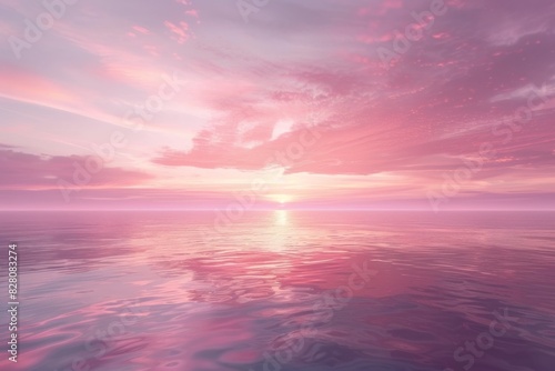 Reflect on the fleeting beauty of Pink Horizon as the day transitions into night, leaving behind a sky tinged with shades of pink that serve as a reminder of life's fleeting moments and precious memor © imlane