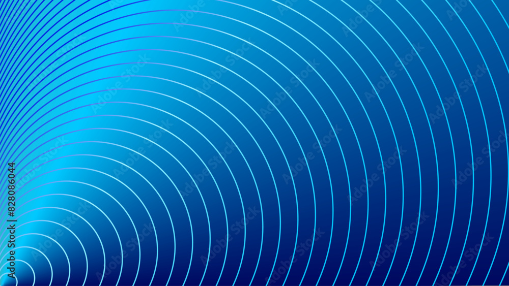 Blue gradient background design with elips line Blue gradient background design with elips line