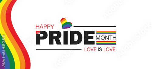 Vibrant Pride Celebration Vector Illustration Design