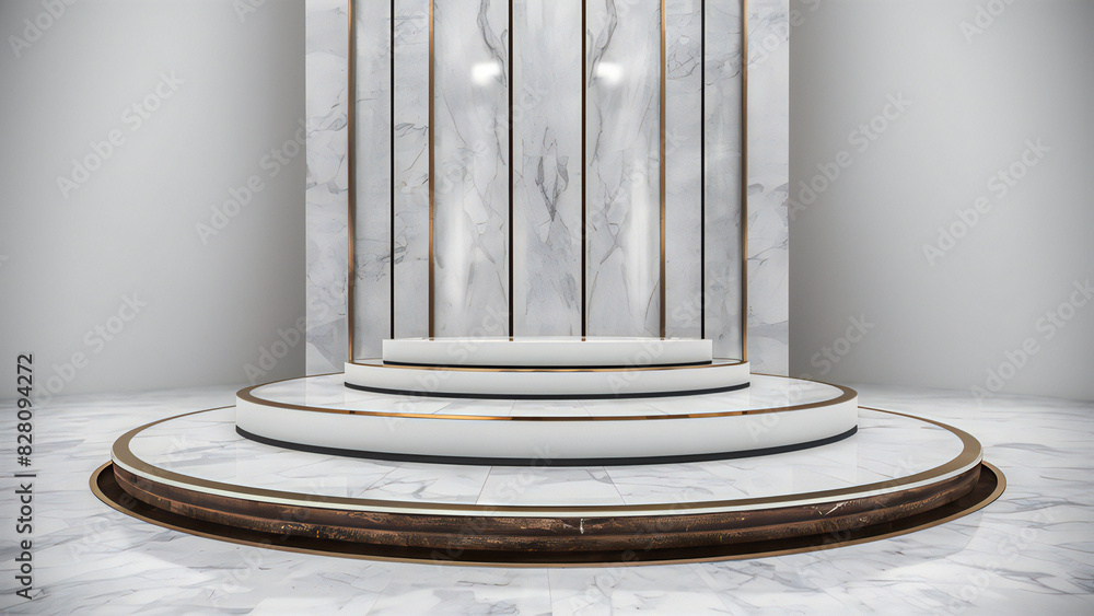 Podium Mockups for Product Display: Elegant Pedestals Podium Mockups for Product Display: Elegant Pedestals