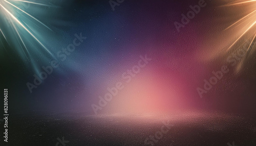 dark blue purple pink , a rough abstract retro vibe background template or spray texture color gradient shine bright light and glow , grainy noise grungy empty space © Dakwah