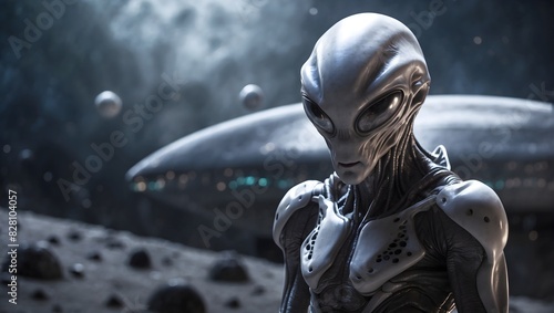 An alien diplomat arrives on Earth, seeking to broker peace between humanity and its interstellar neighbors ai_generated