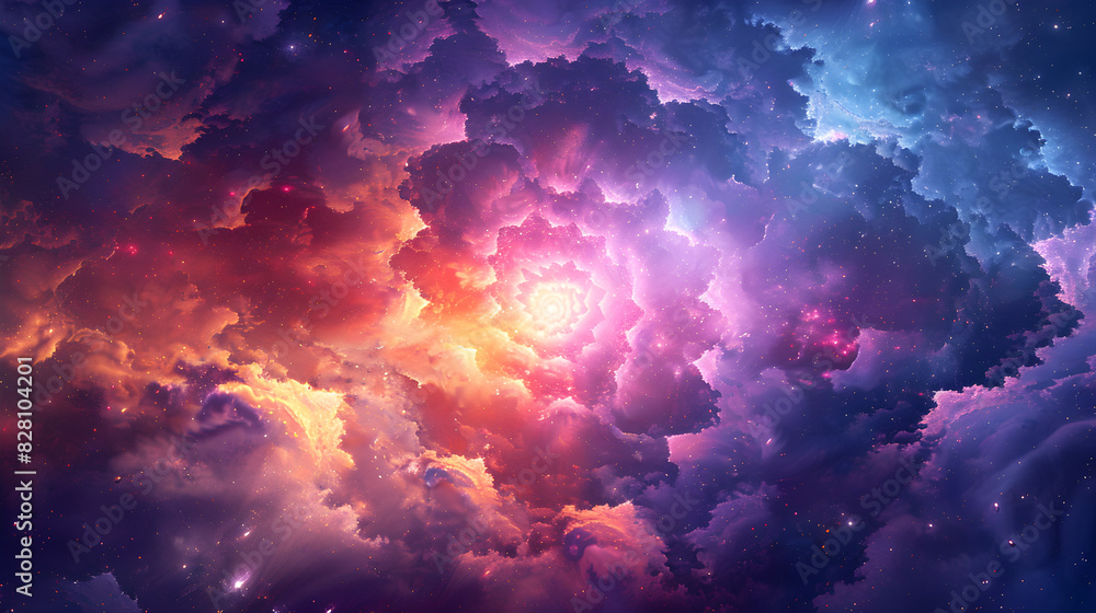 Abstract digital art depicting a pathway to enlightenment and spirituality, suitable for meditation and religious imagery. Abstract digital art depicting a pathway to enlightenment and spirituality, suitable for meditation and religious imagery.