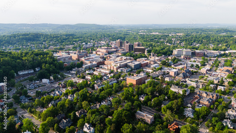 Aerial Drone of Morristown New Jersey Summer 2024 Aerial Drone of Morristown New Jersey Summer 2024