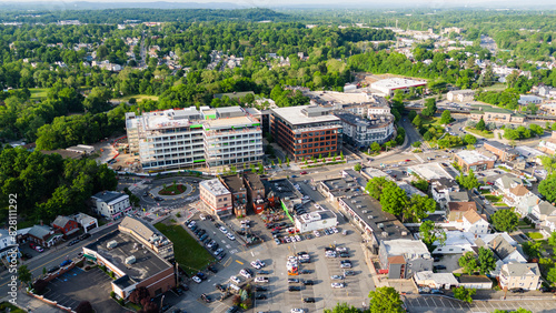 Aerial Drone of Morristown New Jersey Summer 2024 photo