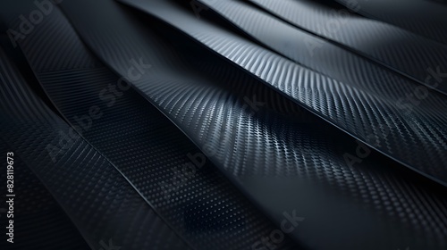 Abstract background dark with carbon fiber texture vector illustration