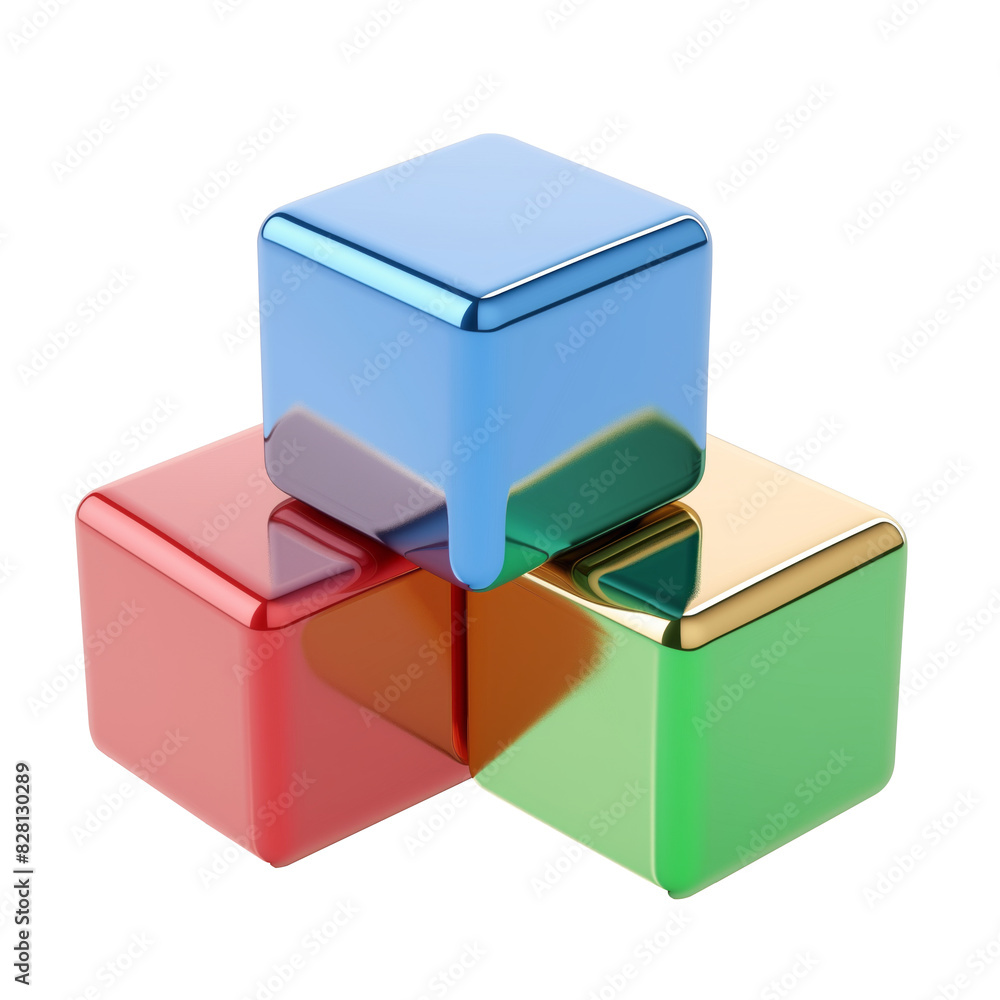 3d assets icon, red, green, blue, gold color 3d assets icon, red, green, blue, gold color
