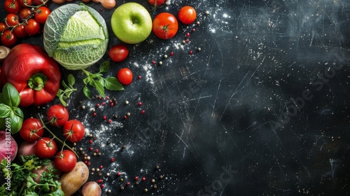 world food safety day background concept, space area for text