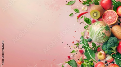 world food safety day background concept, space area for text