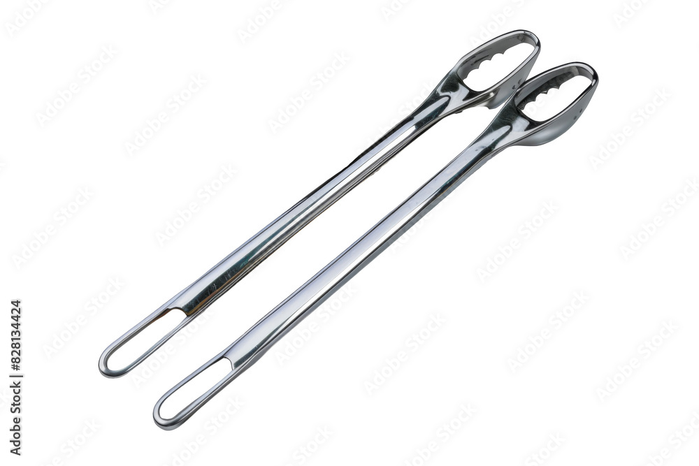 Tongs, isolated white background, PNG di-cut style, realistic photo style, object as model Tongs, isolated white background, PNG di-cut style, realistic photo style, object as model