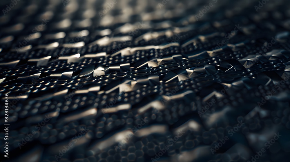 Fototapeta premium Abstract dark background illustration with geometric graphic elements.