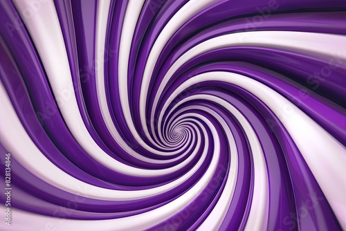A vibrant swirl of purple and white colors fills the frame in this abstract composition