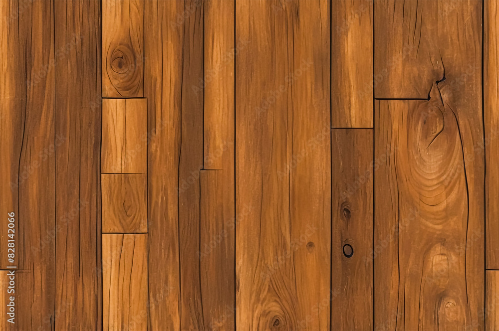 Naklejka premium Realistic Wood Grain Background Detailed Warm Brown Tones for Rustic and Nature Themed Designs