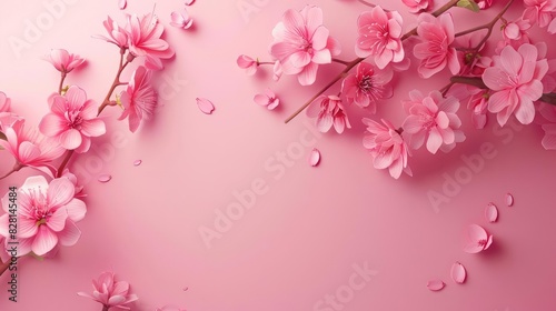 Vibrant Pink Cherry Blossom Petals