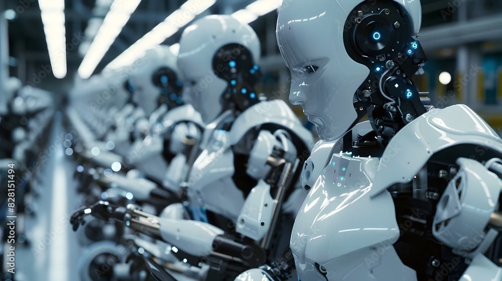 Robot Assembly Line: A Glimpse into Technological Evolution Robot Assembly Line: A Glimpse into Technological Evolution