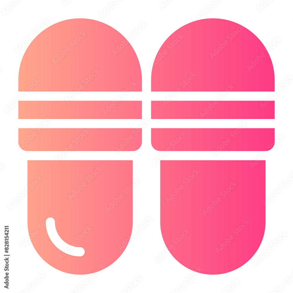 slippers gradient icon slippers gradient icon
