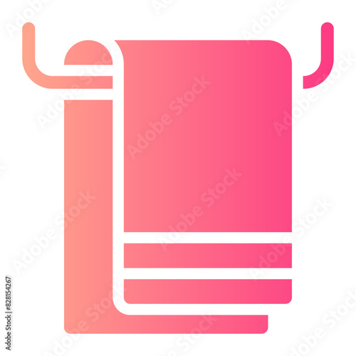 towel warmer gradient icon