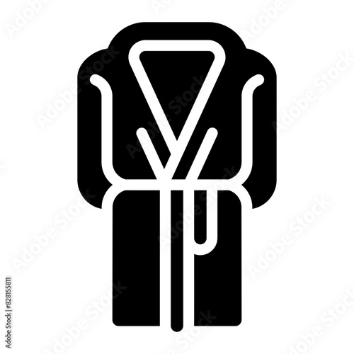 bathrobe glyph icon