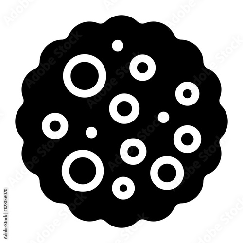 sponge glyph icon