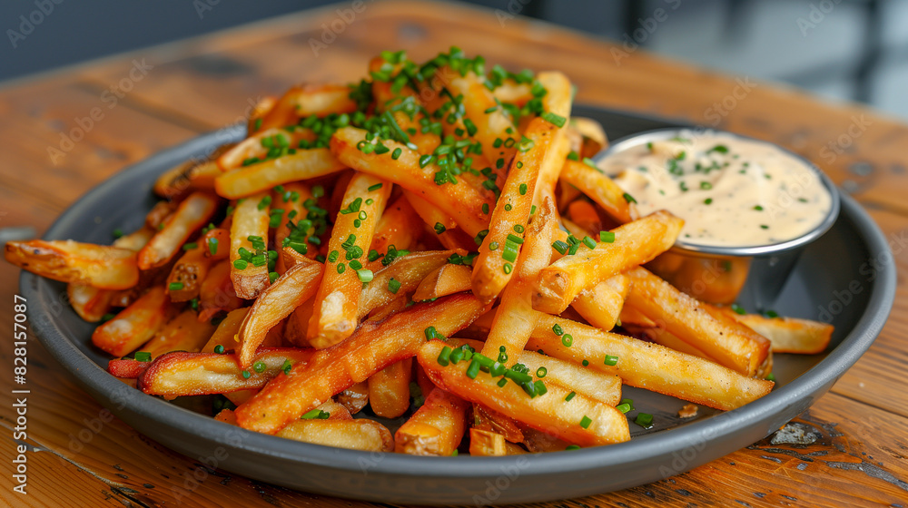 Pommes Frites crispy French fries, served with aioli Pommes Frites crispy French fries, served with aioli