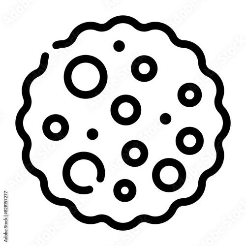sponge line icon
