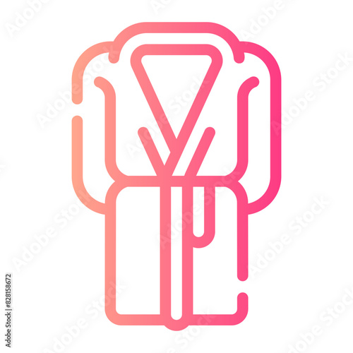 bathrobe gradient icon