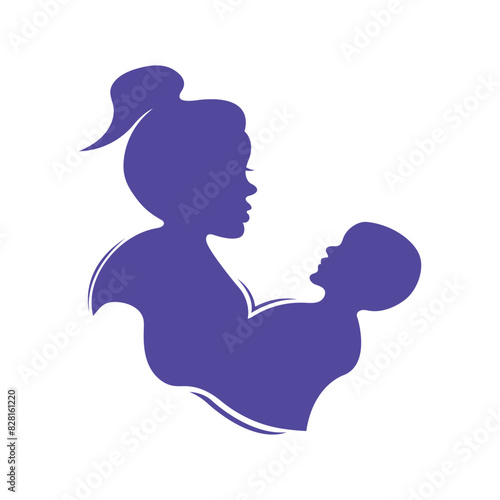 Happy Mothers Day logo vector illustration design.Happy Mother's Day to all mother lovers