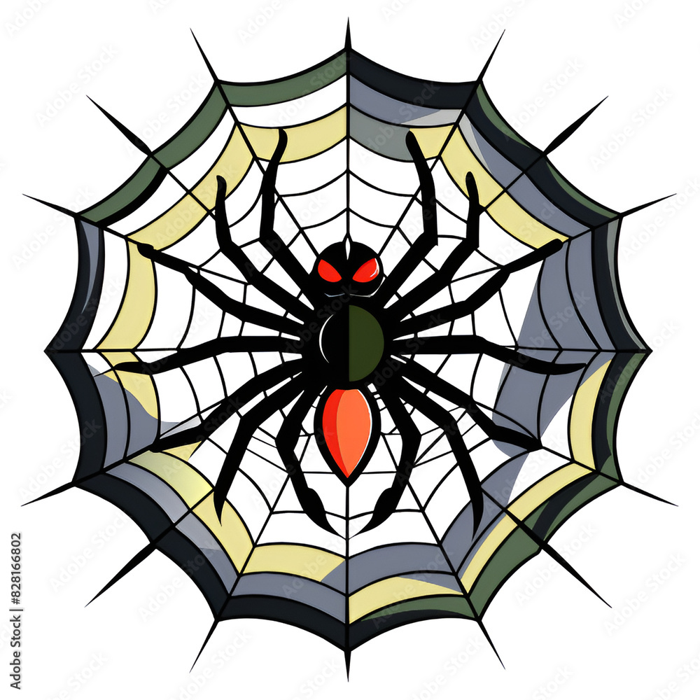 Obraz premium halloween spider web