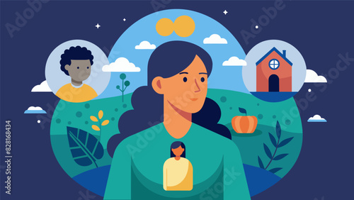A lasting impact on participants as they realize the importance and value of their own life story and feel empowered to share it with future generations.. Vector illustration
