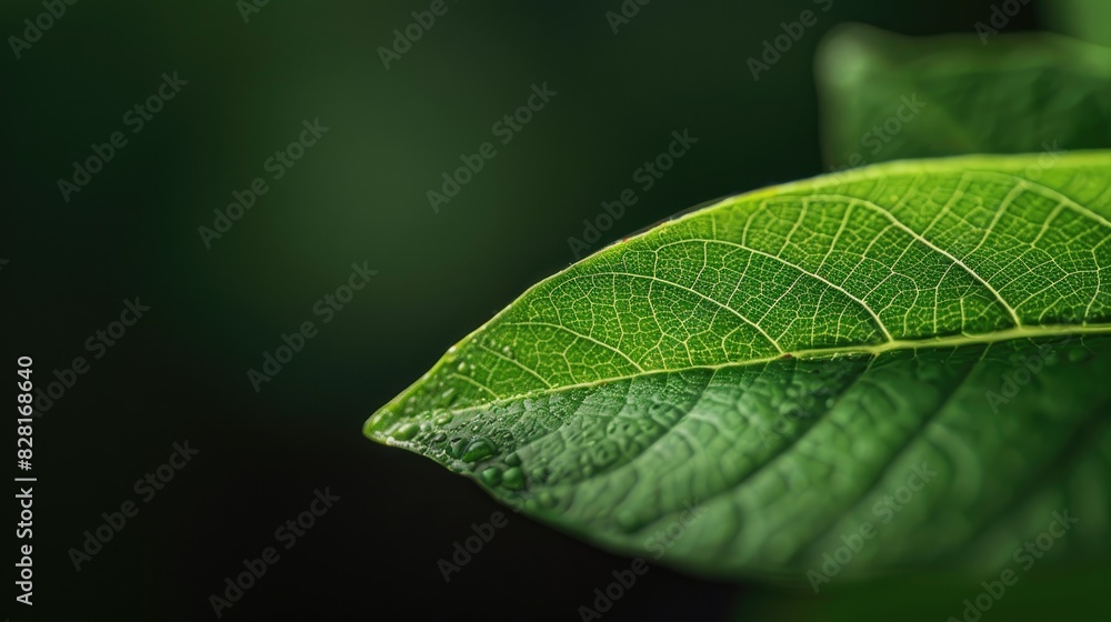 Close up of a tiny xanadu leaf Close up of a tiny xanadu leaf