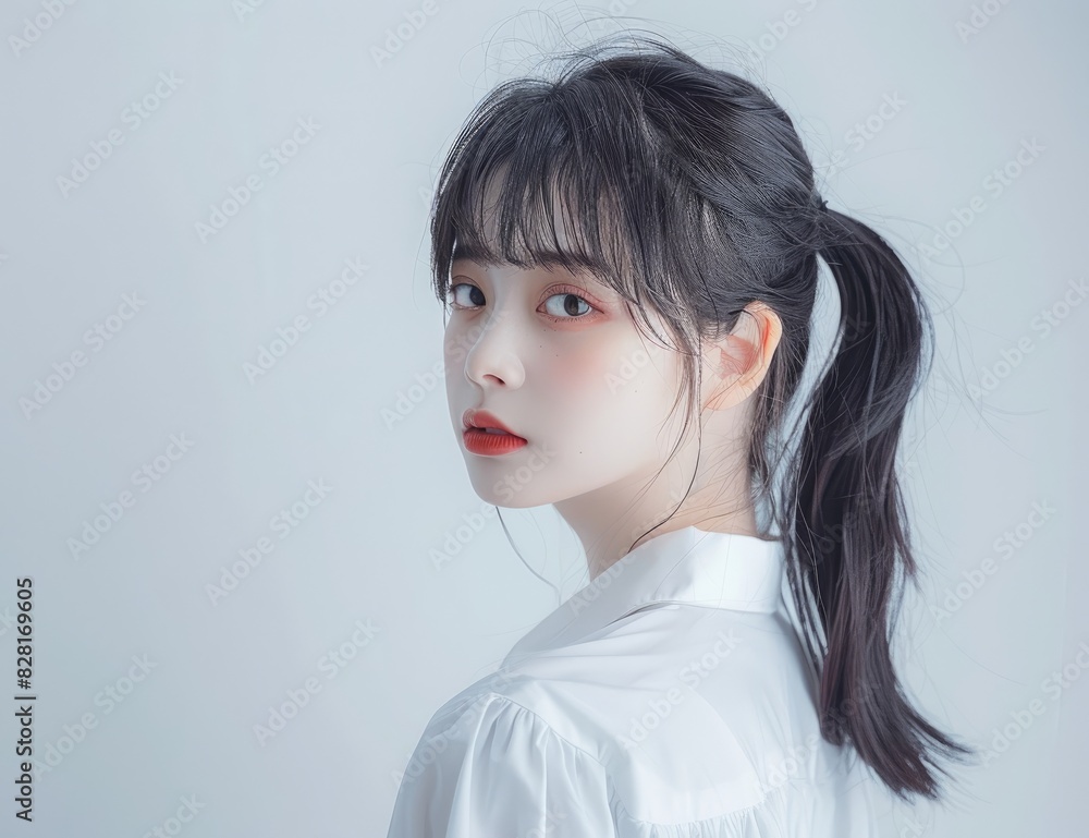 A beautiful female Asian model, posing for the camera, close up shot, photoshoot, photography A beautiful female Asian model, posing for the camera, close up shot, photoshoot, photography
