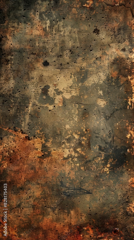 A wall with a lot of dirt and grime on it