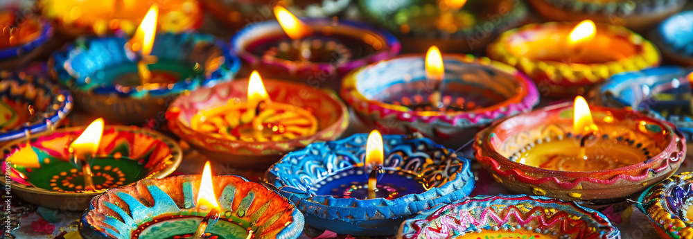 illustation of Happy Diwali, festival of lights tradition Diya oil lamps. Indian biggest festival
illustation of Happy Diwali, festival of lights tradition Diya oil lamps. Indian biggest festival