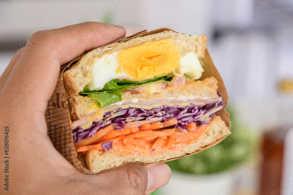 sandwich homemade.