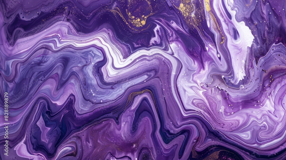 Obraz premium aster fluid art marbling paint textured background