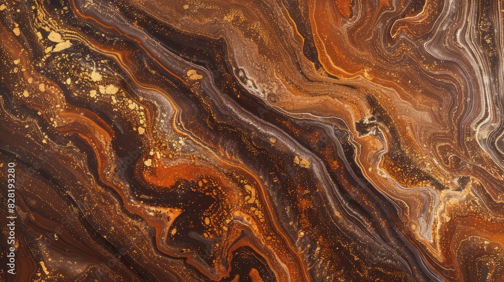 brown fluid art marbling paint textured background brown fluid art marbling paint textured background
