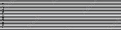 horizontal line. black and white parallel lines pattern isolated on white background. with flat stripes like curtain of rolling door. flat and simple stripe with gradient color